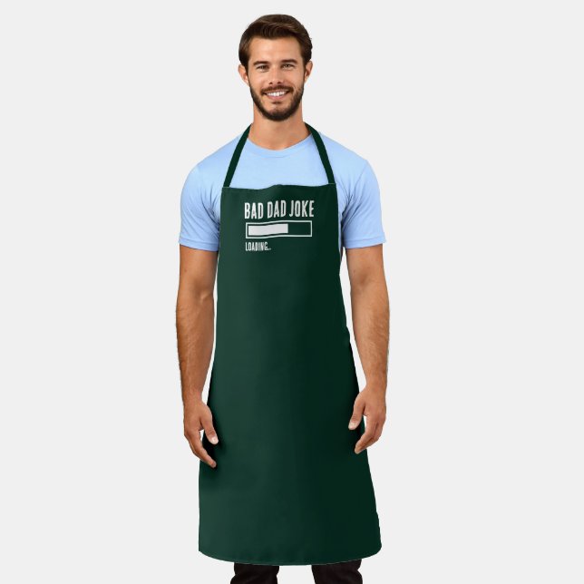 Funny Bad Dad Joke Loading Apron (Worn)