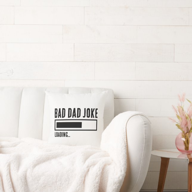 Funny Bad Dad Jokes Loading Cushion (Couch)
