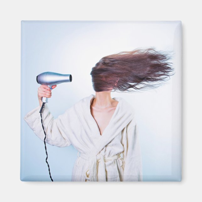 Funny Bad Hair Day magnet (Front)