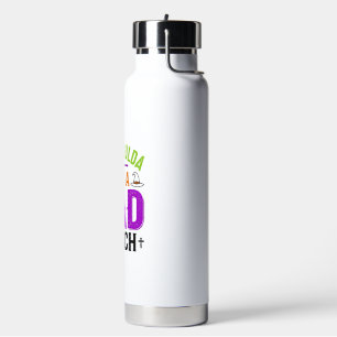 Funny Bad Witch Halloween Quote Vector Design_1 Water Bottle