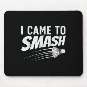 Funny Badminton Design For Men Women Kids Badminto Mouse Pad