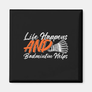 Funny Badminton Humour Smash Shuttle Birdie Sport  Magnet