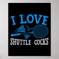 Funny Badminton Humour Smash Shuttle Birdie Sport