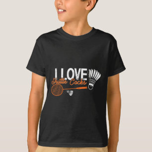 Funny Badminton Humour Smash Shuttle Birdie Sport T-Shirt