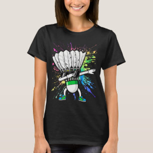 Funny Badminton Player Kids Boys Men Women Shuttle T-Shirt