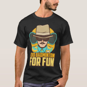 Funny Badminton Player Sports retro T-Shirt