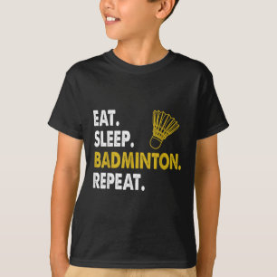Funny Badminton Shuttle Novelty Tee
