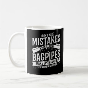 Funny Bagpipe Musician Music Loud Bagpiper Coffee Mug