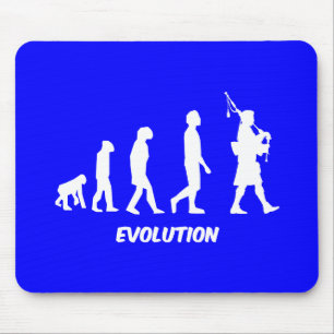 Funny bagpipes mouse pad