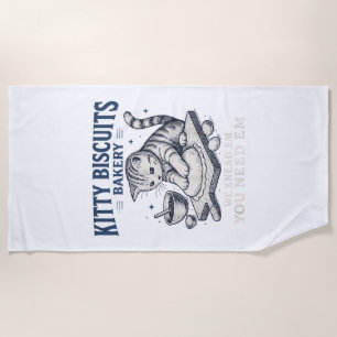 Funny Baking Beach Towel