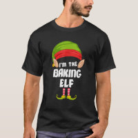 Funny Baking Elf Matching Family Group PJ Christma