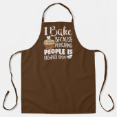 funny baking lovers word art apron (Front)