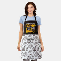 Funny Baking Pun Vintage Cake and Muffin Pattern