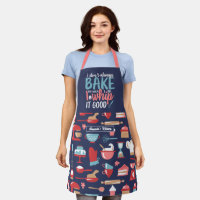 Funny Baking Pun Whip It Good Retro Baker Pattern