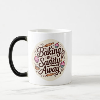 Funny Baking Quote Typography Design Magic Mug