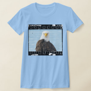 Funny Bald Eagle Grumpy Faces Film Strip T-Shirt