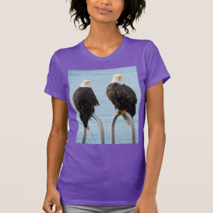 Funny Bald Eagles Staring Humourous T-Shirt