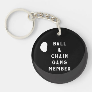 Funny Ball & Chain Key Ring
