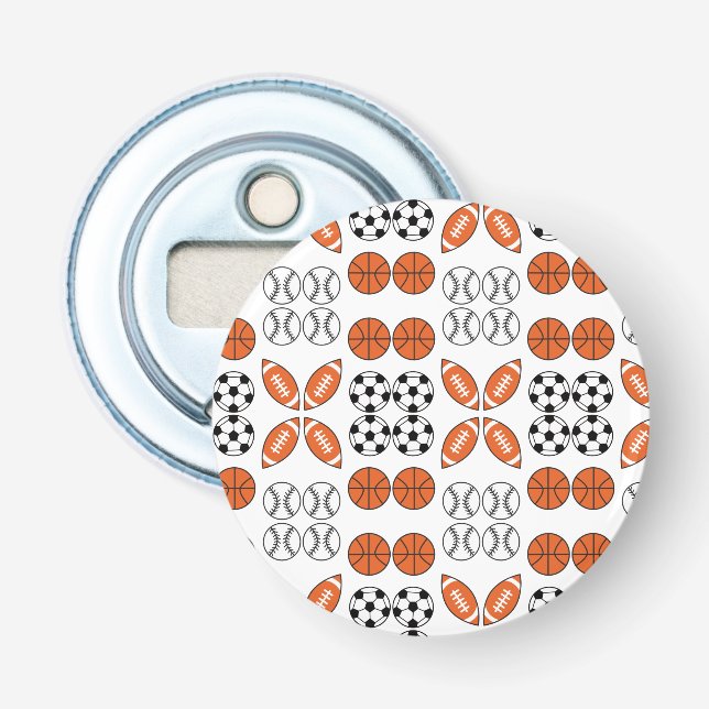 Funny Ball Pattern Bottle Opener (Front)