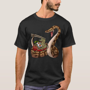 Funny Ball Python Art For Men Women Snake Ball Pyt T-Shirt
