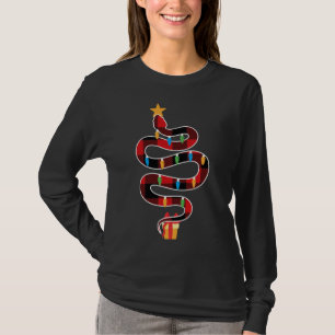Funny Ball Python Christmas Tree Xmas Ball Pythons T-Shirt
