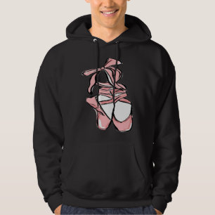 Funny Ballet Pointe For Ballerina Ballet Dancer Gi Hoodie