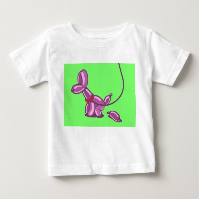 funny balloon poop baby T-Shirt (Front)