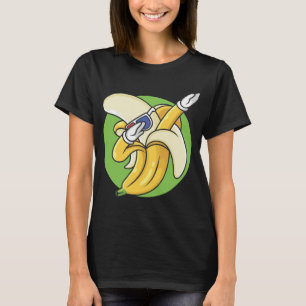 Funny Banana Dabbing Dancing Cute Fruit Vegan Love T-Shirt
