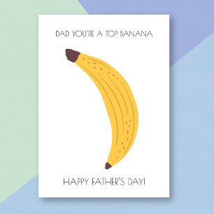 Funny Banana Father's Day Card