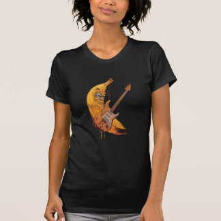 Funny Banana Guitar T-Shirt | Cartoon Music Tee