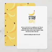 Funny Banana Party pattern colourful - editable