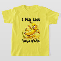 Funny banana peel word art 