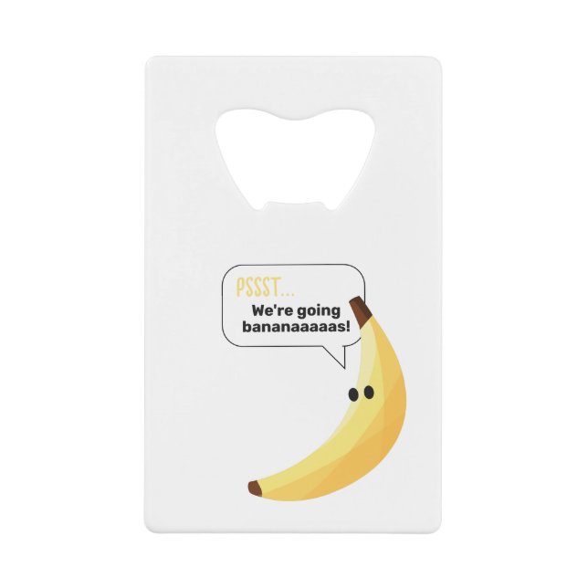 Funny Banana Pun Party pattern colourful - editabl (Front)