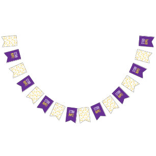 Funny Banana Pun Party pattern colourful - editabl Bunting