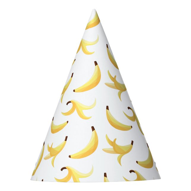 Funny Banana Pun Party pattern colourful - editabl Hat (Front)