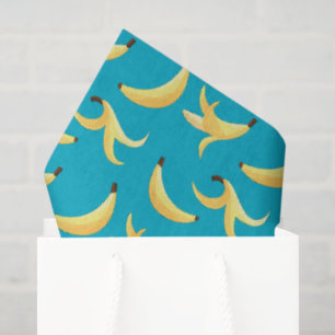 Funny Banana Pun Party pattern colourful - editabl Tissue Paper