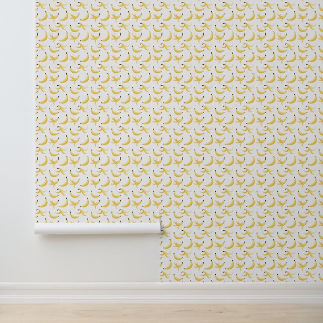 Funny Banana Pun Party pattern colourful - editabl Wallpaper (Application)