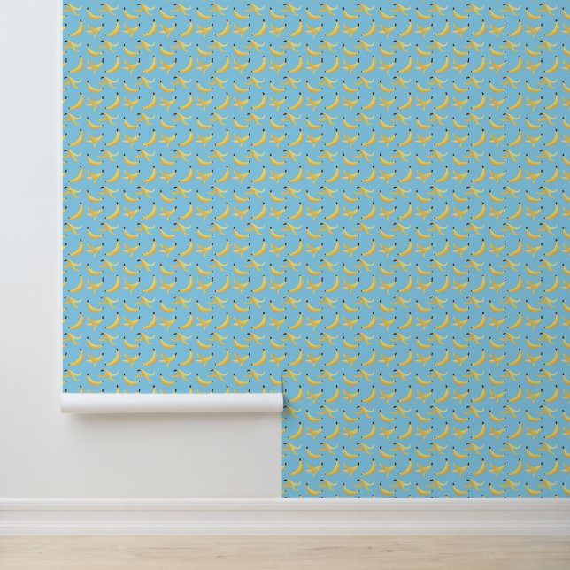 Funny Banana Pun Party pattern colourful - editabl Wallpaper (Application)