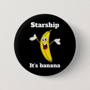 Funny Banana Quote2  6 Cm Round Badge