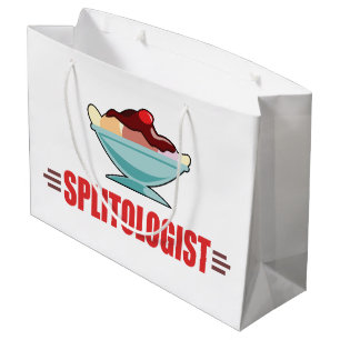 Funny Banana Split Large Gift Bag