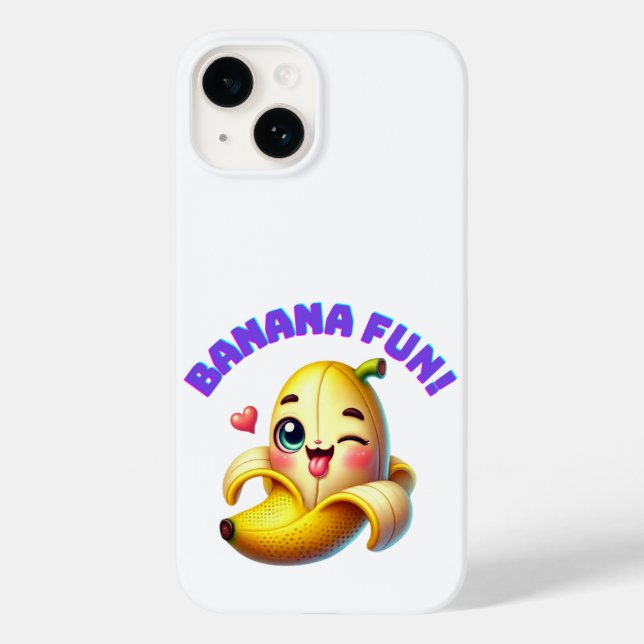 Funny Banana Winking Design for Fun and Playful Gi Case-Mate iPhone Case (Back)
