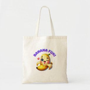 Funny Banana Winking Design for Fun and Playful Gi Tote Bag