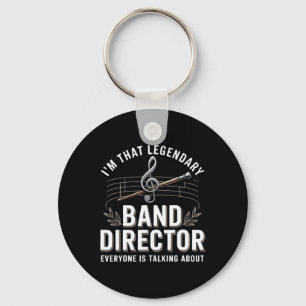 Funny Band Director Music Teacher Back To School  Key Ring