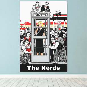 Funny Banksy Style Film Parody Canvas Print