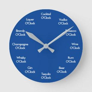 Funny Bar Clock Personalised Clock