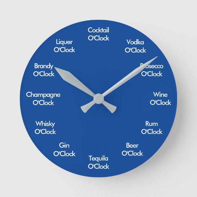 Funny Bar Clock Personalised Clock (Front)