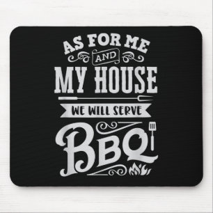 Funny Barbecue Bbq Grilling Joke Grill Master Chef Mouse Pad