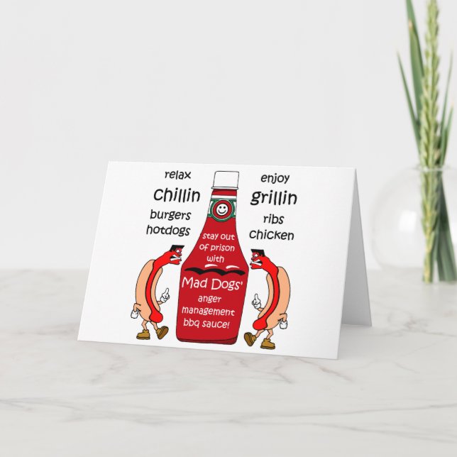 Funny barbecue card (Front)