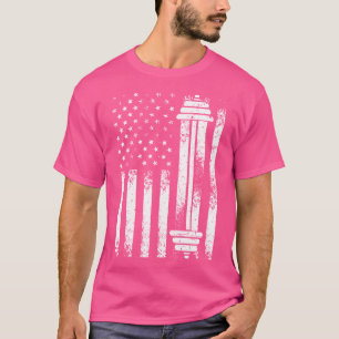 Funny Barbell Art For Men Women Weightlifting Fitn T-Shirt