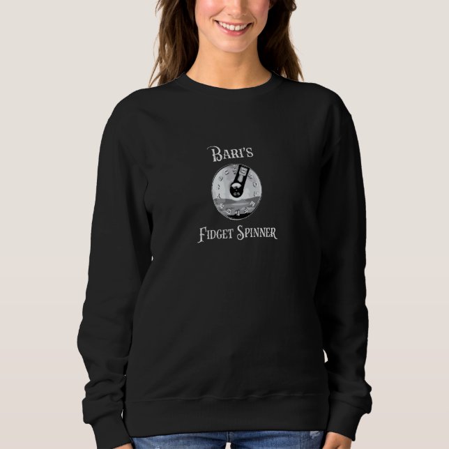 Funny Barbershop Pitch Pipe Fidget Spinner Bari Ba Sweatshirt (Front)
